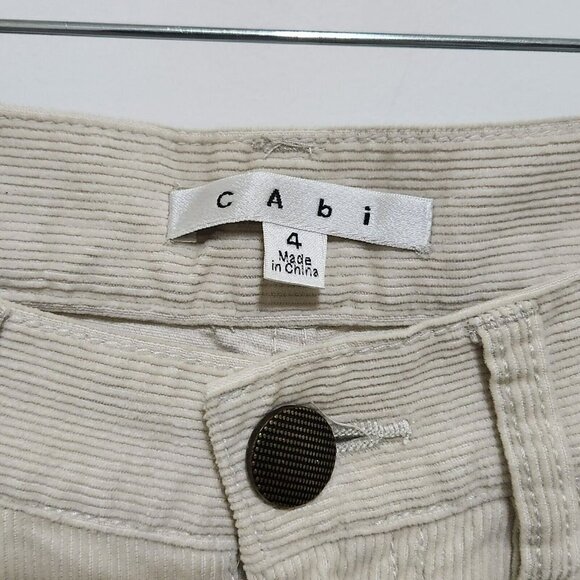 CAbi Straight Leg Pants in Cream - Picture 4 of 6